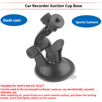 Support de téléphone universel pour tableau de bord de voiture Tideseer VC-15, ventouse de 65 mm, vis de 1/4'', ABS, flexible, portable, pour téléphone mobile