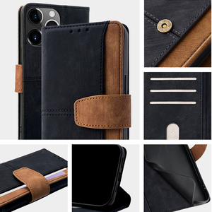 <span class=keywords><strong>Custodia</strong></span> a Portafoglio in <span class=keywords><strong>Pelle</strong></span> Antiurto per <span class=keywords><strong>iPhone</strong></span> 17 16 Pro Max, con Porta Carte Magnetico, Cover Posteriore per Tecno Camon 50 Pro Spark 50 Pop 20 - Product Image 4
