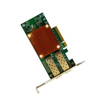 Tarjetas Lan de fibra de 10g, tarjetas de red PCIe NIC de fibra óptica de doble puerto para servidor