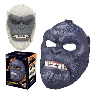 POWER Máscara de Cabeza de Gorila Realista de Plástico para Halloween, Disfraz de <span class=keywords><strong>Mono</strong></span> Divertido para Cosplay y Fiestas de Carnaval - Product Image 2