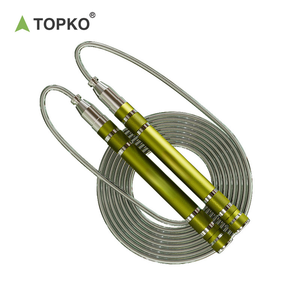 TOPKO Corde à sauter en alliage d'aluminium de qualité supérieure Corde à sauter Corde d'exercice sans enchevêtrement pour le fitness et l'exercice aérobique - Product Image 6