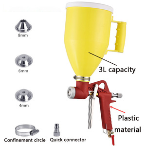 <span class=keywords><strong>Pistolet</strong></span> pulvérisateur à air comprimé pour <span class=keywords><strong>peinture</strong></span> de plâtre, avec godet en plastique de 6 L, pour <span class=keywords><strong>peinture</strong></span> texturée de plafonds et murs - Product Image 4