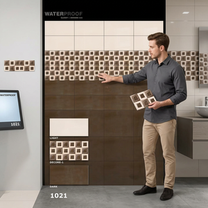 High Glossy 30x60cm Ceramic Glazed Digital Wall Tiles From India Wide Range of Bathroom Kitchen Designs for Interior Outdoor Use - Product Image 1