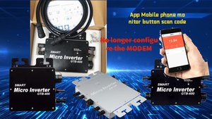 <span class=keywords><strong>Micro</strong></span>-<span class=keywords><strong>onduleur</strong></span> <span class=keywords><strong>solaire</strong></span> 800W 220V <span class=keywords><strong>avec</strong></span> surveillance de l'application WiFi Contrôleur MPPT monophasé à sortie d'onde sinusoïdale pure - Product Image 5