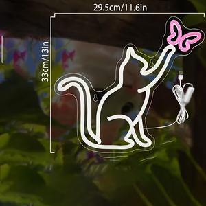 Letreros de luz de neón personalizables <span class=keywords><strong>para</strong></span> parque infantil, divertidas pantallas de luz de guía de animales <span class=keywords><strong>para</strong></span> mejorar el ambiente festivo, estilos de porristas - Product Image 6