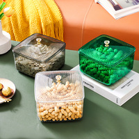 Transparante gedroogde vruchten opbergdoos, luxe woonkamer snack schaal met deksel, snoepdoos, fruit opbergdoos