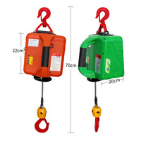Nouvelle treuil électrique portable en métal 220V 100kg 3-en-1, micro-grue, petit treuil à câble pour usage domestique