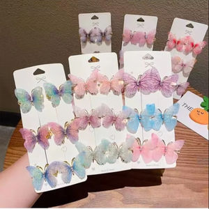 Cappello <span class=keywords><strong>da</strong></span> <span class=keywords><strong>sole</strong></span> con <span class=keywords><strong>Clip</strong></span> a farfalla in metallo di qualità Premium e cerchio per capelli per bambini molli dolci per capelli dalla cina - Product Image 1