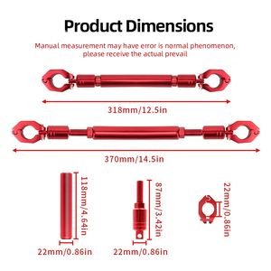 Barre d'équilibre pour guidon de moto renforcée universelle - Product Image 2