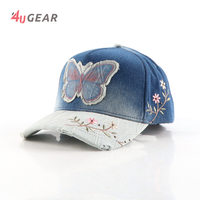 Topi Baseball 5 Panel Berstruktur Katun 4ugear untuk Wanita, Bordir 3D, Snapback Custom, Olahraga Luar Ruangan dengan Logo Custom