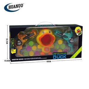 Kinder spielen 2 Plastik pistole Big Mouth Ente Ziel Schieß spiel Spielzeug - Product Image 6
