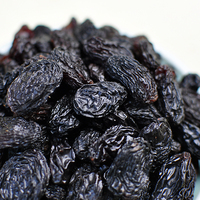 Prix de raisins secs noirs naturels avec une teneur en eau allant jusqu'à 5% raisins secs cassis 10kg par boîte