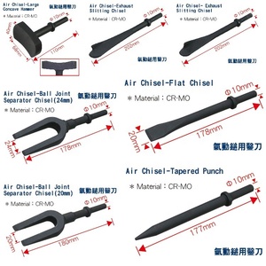 26 PCS, <b>Air</b> Hammer & <b>Chisel</b> ToolSet - Product Image 4