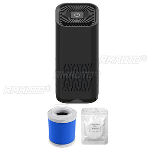 Purificador de aire pequeño, portátil, desodorizante, para escritorio, oficina, bajo nivel de ruido, generador de iones negativos HEPA, purificación de formaldehído - Product Image 6