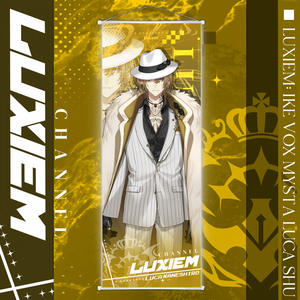 25*70cm 5 diseños Luxiem Scratch off Posters Luca Ike Mysta Vox Shu poliéster piel de melocotón cuadro de pared Anime pintura colgante - Product Image 6