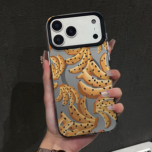 เคสโทรศัพท์ลายกล้วยน่ารักสำหรับ <span class=keywords><strong>iPhone</strong></span> 17 16 15 14 Pro Max, ใช้งานร่วมกันได้, เคสกันกระแทกพร้อมป้องกันเลนส์ - Product Image 2