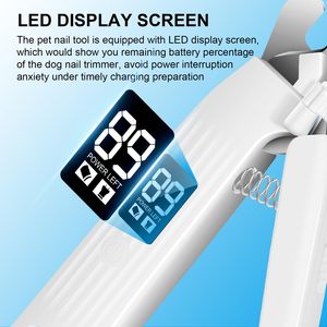 Cortauñas 2 en 1 para Perros con Luces LED, Recargable por USB, para Perros Pequeños, Medianos y Grandes - Product Image 3