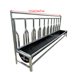 Comedero <span class=keywords><strong>para</strong></span> Cabras Resistente con Barrera <span class=keywords><strong>para</strong></span> el Cuello, Comedero Duradero Antideslizante <span class=keywords><strong>para</strong></span> Ovejas y Cabras en Granjas - Product Image 2