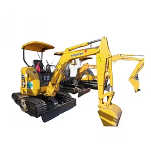 Cost Effective Second Hand Komatsu PC20 Mini Excavator 2 Ton Operating <b>Weight</b> 0.1m Bucket Capacity 15.9kW Power for <b>Small</b> - Product Image 3