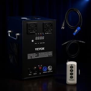 Máquina de efectos de iluminación escénica Vevor de 500W con control remoto inalámbrico DMX para bodas, musicales y espectáculos de DJ - Product Image 2