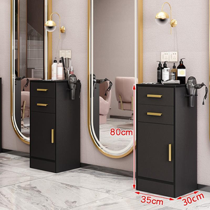 Barber shop <b>tool</b> cabinet Hair salon exclusive hairdressing shop haircutting cabinet <b>tool</b> cart Beauty salon storage with drawers - Product Image 1