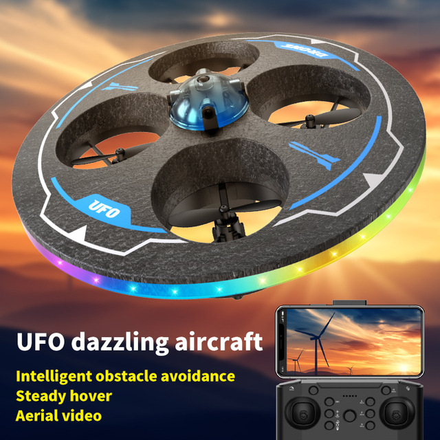 AiJH Flying RC Drone with Camera Foam Rc Quadcopter Real-time Photo and Video Recording Remote Control Plane
