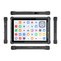 Escáner de Código de Barras NFC con Huella Dactilar, Pantalla Táctil Capacitiva Octa Core de 8 Pulgadas, 8GB de RAM, 128GB de ROM, IP65, Android 13 Industrial Resistente