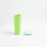 Gobelet portable en plastique de 750 ml, vente en gros, pour café et eau, réutilisable, anti-fuite, sans BPA, qualité alimentaire, pour le bureau et les voyages