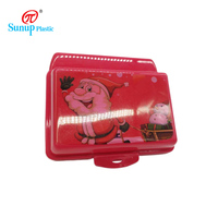 Boîte en plastique de rangement de déjeuner Portable pour enfants de haute qualité