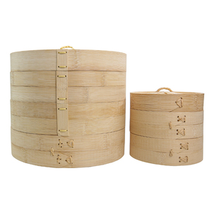 Vente chaude Acier Inoxydable Bambou Riz Vapeur Pot Usine Directe Ustensiles De Cuisine pour Gaz et Induction Poêles pour La Maison et <span class=keywords><strong>Dim</strong></span> <span class=keywords><strong>Sum</strong></span> - Product Image 1