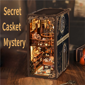 Casa en Miniatura DIY: Rompecabezas 3D Creativo de Esquina de Libros, Juguete de Ensamblaje Hecho a Mano, Divertido Modelo de Esquina de Libros - Product Image 2