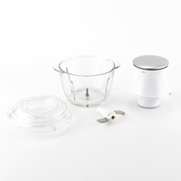 Mini hachoir à ail électrique en verre, robot culinaire, hachoir à salade électrique