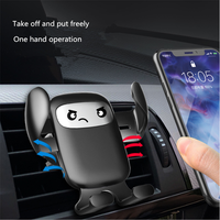 Nouvelle tendance 360 degrés prise d'air voiture supports de téléphone Flexible gravité téléphone supports Smartphone accessoires pour utilisation de bureau