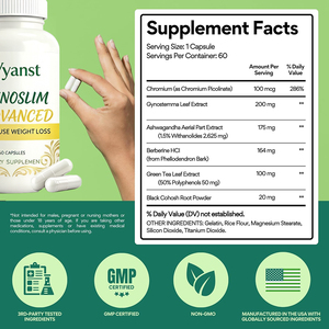 Capsules de berbérine HCL et d'ashwagandha de haute qualité pour stimuler l'énergie, renforcer l'immunité, favoriser le métabolisme et favoriser la perte de poids. - Product Image 3