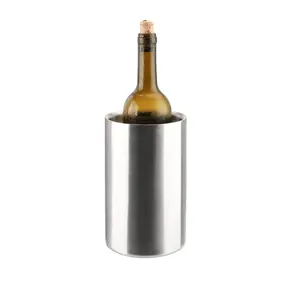 1600毫升酒柜桶，18/8不锈钢双壁酒瓶冷却器香槟冰桶，酒柜