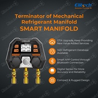 Alat HVAC Elitech MS-100 Pengukur Manifold Digital Cerdas dengan Pembaruan Firmware OTA yang Dikontrol Aplikasi