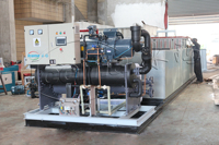 Machine à glace en bloc de type saumure ICEMA industrielle de 10 tonnes, machine à fabriquer de la glace en bloc, machine à fabriquer de la glace en bloc