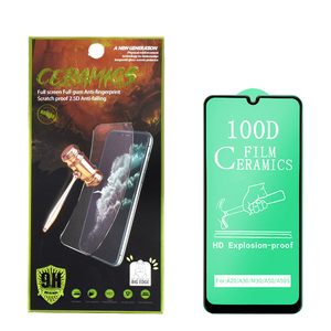 100d protecteur d'écran de téléphone portable en céramique haute définition, <span class=keywords><strong>incassable</strong></span>, ajustement complet pour <span class=keywords><strong>iphone</strong></span> 14 PRO 13 12 MINI 11 <span class=keywords><strong>XR</strong></span> pour samsung - Product Image 3