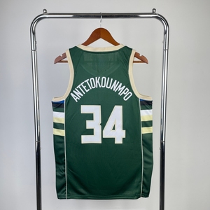 Livraison directe de vêtements pour hommes de haute qualité Milwaukee Buck # 34 Giannis Antetokounmpo # <span class=keywords><strong>Maillot</strong></span> de basket-ball 0 <span class=keywords><strong>Damian</strong></span> <span class=keywords><strong>Lillard</strong></span> - Product Image 5