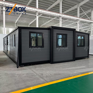 Casa Modular Prefabricada de 20 pies/40 pies, Lista para Enviar, Expandible, Tipo Contenedor, con <span class=keywords><strong>Escaleras</strong></span> JOMOO, para EE. UU. y Australia, Unidad ADU - Product Image 2