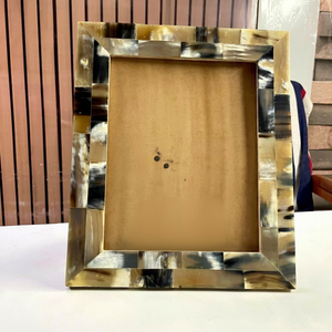 Luxury Buffalo Horns Wood Eco-friendly Embossed Photo <b>Frame</b> <b>for</b> Calligraphy <b>Paintings</b> Customizable Shape Tabletop Wall Hanging - Product Image 1