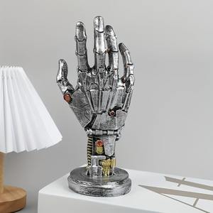 パンクスタイルロボットハンドモデルゲームコントローラースタンドリングブレスレット環境にやさしいレジンデスクトップフォトプロップ屋内屋外用 - Product Image 4