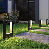 Borne Lumineuse LED Moderne Luxe pour Jardin, Allée, Extérieur, Étanche IP65, Lampe de Pelouse LED, Vente en Gros