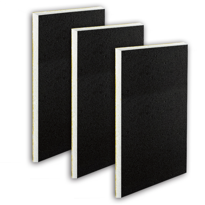 All Black Waterproof And Soundproof Heat Insulation Materials Mineralwool Ceiling Tiles