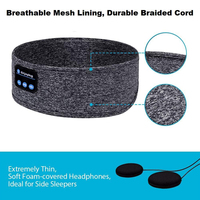 Masque pour les yeux doux Bluetooth Sleeping Masque hydratant nourrissant les cernes pour la maison ou le voyage