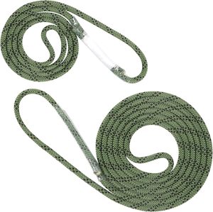 Cuerda de Nylon de 6mm (1/4 de pulgada) Resistente al Calor, Pre-Soldada, con Bucle Prusik y Trenzado Hueco para Rappel, Escalada, Arborismo y Rescate - Product Image 1