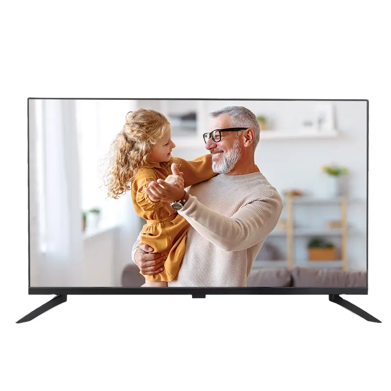 4K LED Android akıllı TV çin sıcak satış 32 40 42 50 65 75 inç düz ekran HD LED TV LCD 32 50 55 inç televizyon siyah OEM otel