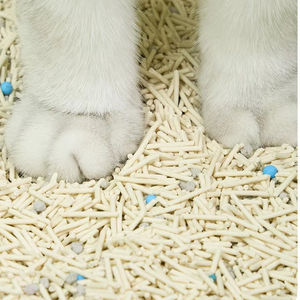 안정적인 공급 화이트 고양이 모래 벤토나이트 pH 건강 고양이 모래 천연 벤토나이트 분쇄 두부 고양이 모래 - Product Image 1