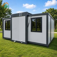 Villa préfabriquée de luxe à 3 chambres, double aile extensible, en conteneur maritime, avec panneaux sandwich, conception en kit, pour appartement, hôtel, salon