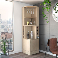 Meuble de bar en bois de luxe, meuble en bois pour salon, armoire à vin